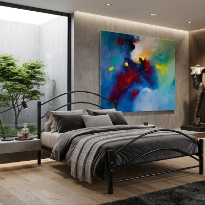 تخت خواب دو نفره شادی