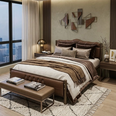 تخت خواب دو نفره آفار